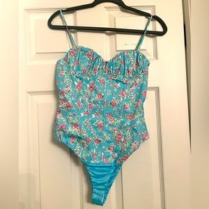 Floral Corset Bodysuit (New)